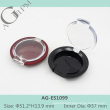 Transparent Lid One Grid Round Eye Shadow Case AG-ES1099, AGPM Cosmetic Packaging, Custom colors/Logo